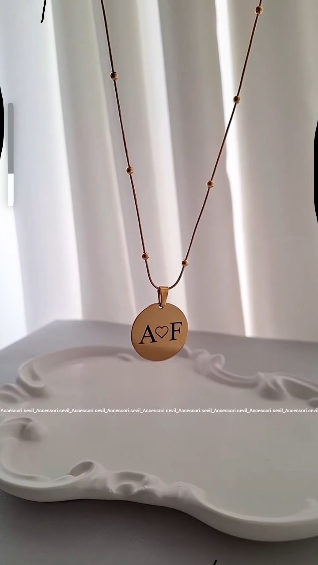 Coin Name Necklace